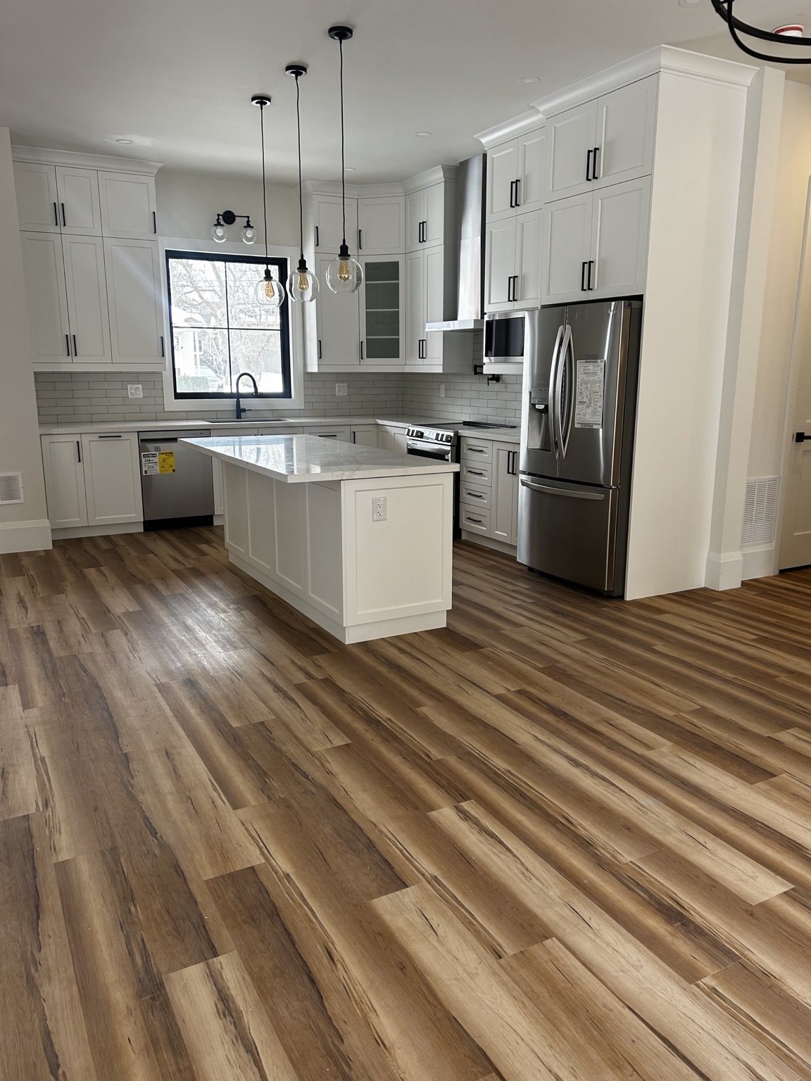 Modern open concept interior